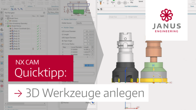 3D Werkzeuge anlegen