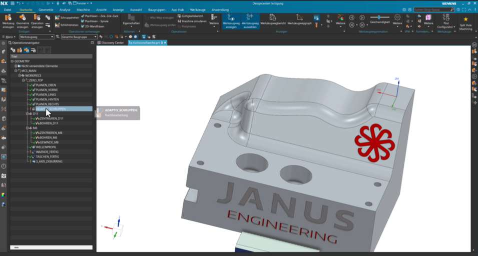 Siemens NX Quicktipp - Schruppen