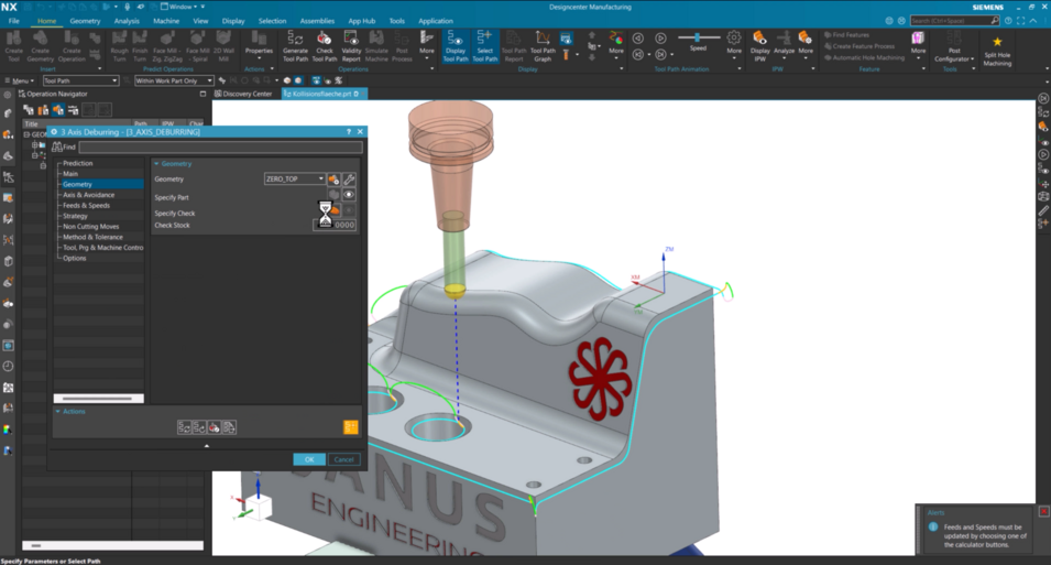 NX QuickTip - Specify Collision Geometry