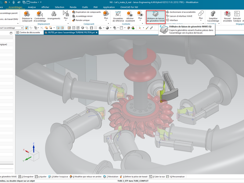 NX CAD/CAM Quicktip : Créer un lien intelligent entre composants