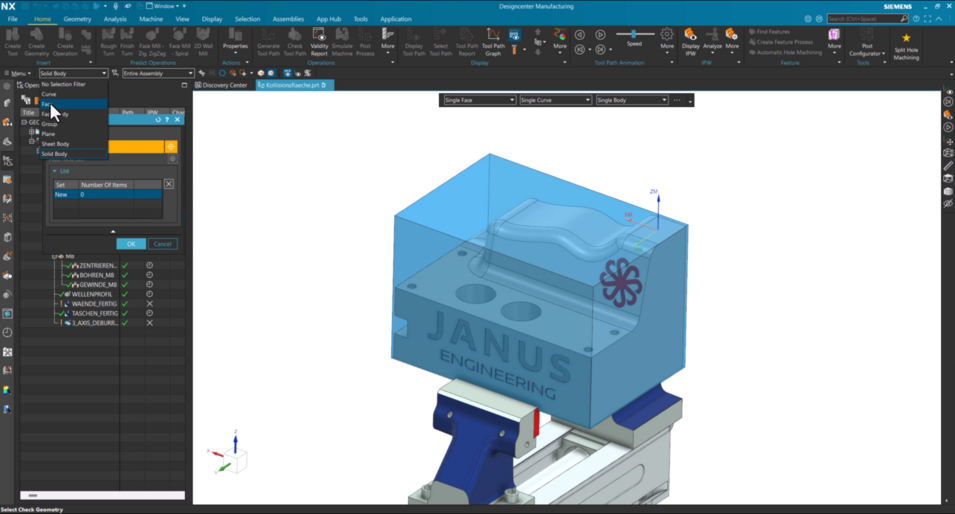 NX QuickTip - Select face